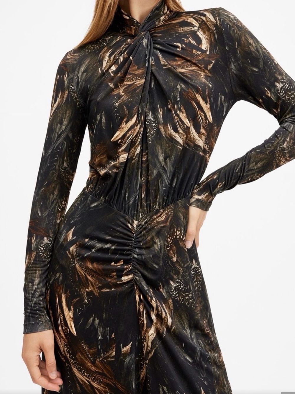 allsaints mina maxi dress - Picture 5 of 7